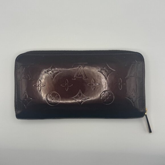 Louis Vuitton Vernis Maroon Patent Leather Zippy Wallet - Picture 2 of 16